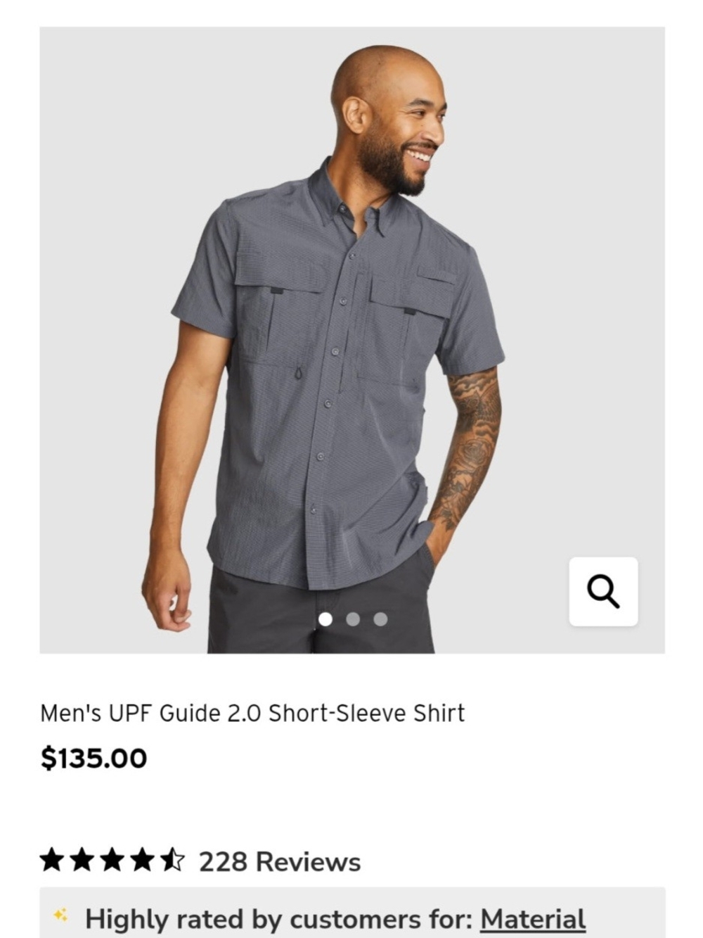 Eddie Bauer UPF Guide 2.0 Short-Sleeve Shirt